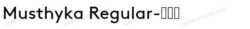 Musthyka Regular字体转换